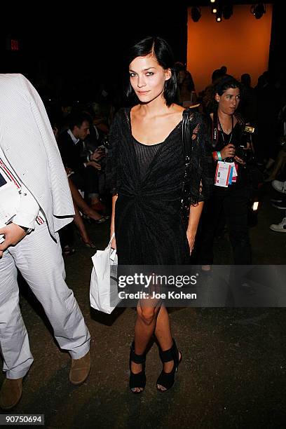 Leigh Lezark attends Thakoon Spring 2010 during Mercedes-Benz Fashion Week at Eyebeam on September 14, 2009 in New York City.