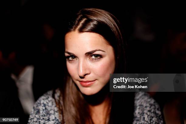 Bee Schaffer attends Thakoon Spring 2010 during Mercedes-Benz Fashion Week at Eyebeam on September 14, 2009 in New York City.