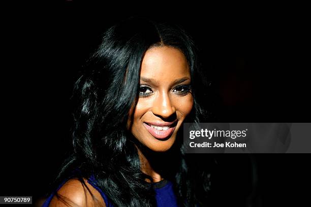 Singer Ciara attends Thakoon Spring 2010 during Mercedes-Benz Fashion Week at Eyebeam on September 14, 2009 in New York City.