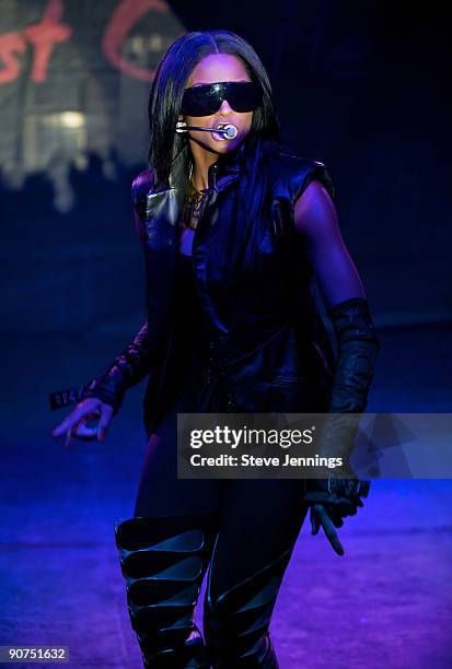 Ciara performs at the Audi Best Buddies Challenge at Hearst Castle on September 12, 2009 in San Simeon, California.