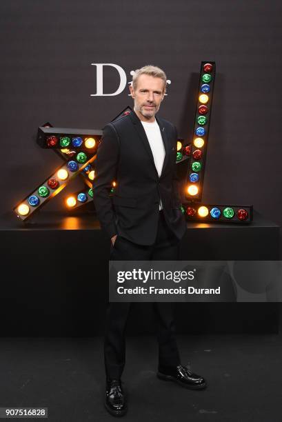 Lambert Wilson attends Dior Homme Menswear Fall/Winter 2018-2019 show as part of Paris Fashion Week at Grand Palais on January 20, 2018 in Paris,...