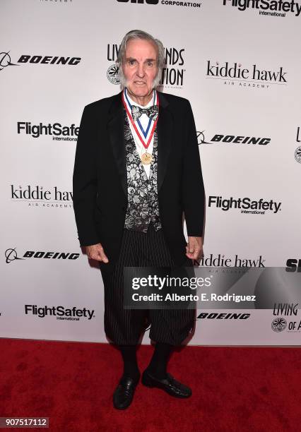 Burt Rutan attends the 15th Annual Living Legends of Aviation Awards at the Beverly Hilton Hotel on January 19, 2018 in Beverly Hills, California.