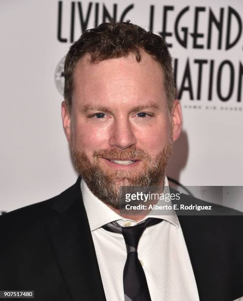 Actor Patrick Gilmore attends the 15th Annual Living Legends of Aviation Awards at the Beverly Hilton Hotel on January 19, 2018 in Beverly Hills,...