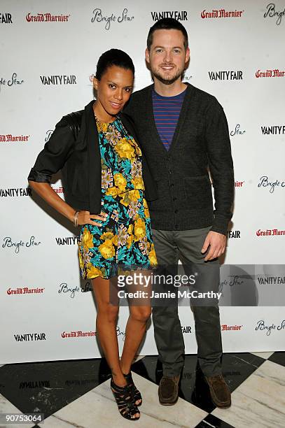 Actress Gracie Mercedes and TV personality Damien Fahey attend the Premiere of "Bright Star" Presented by Vanity Fair & Apparition at Paris Theatre...