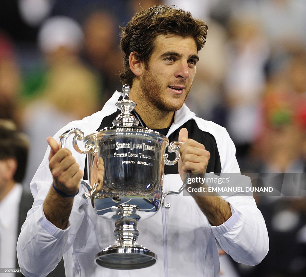 Tennis player Juan Martin Del Potro from