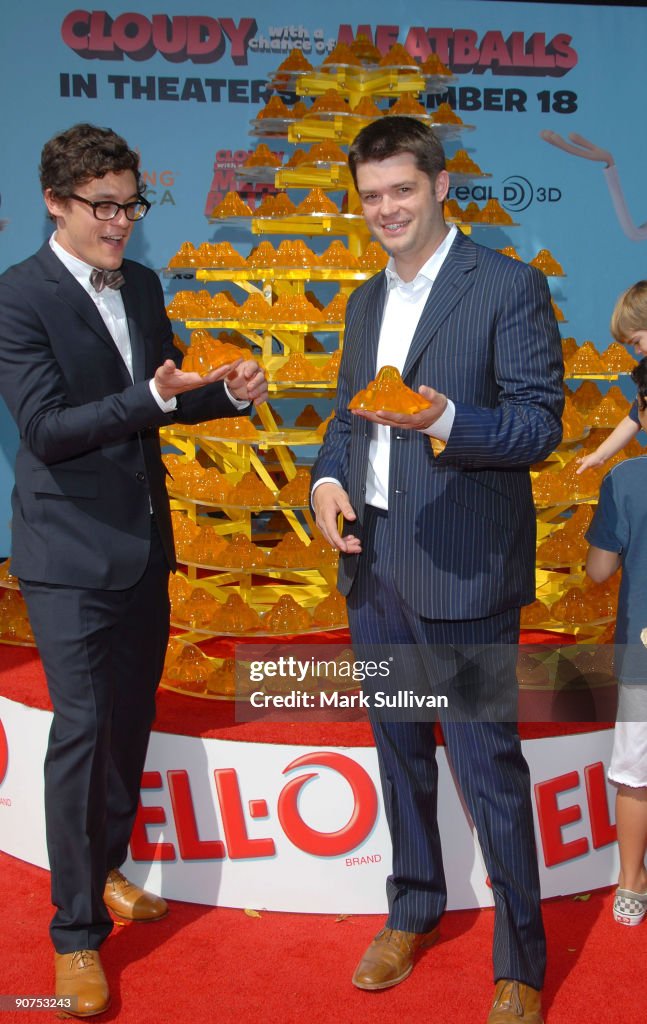 Premiere Of "Cloudy With A Chance Of Meatballs" With Jell-O Castle