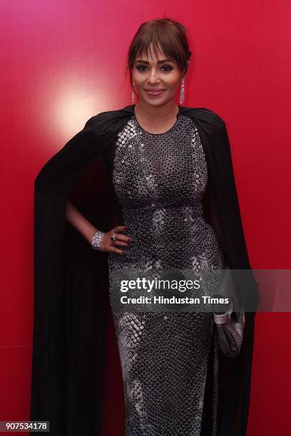Entrepreneur and Socialite Kalyani Chawla during the launch of Audi Q5 at GMR Grounds, Aerocity, on January 18, 2018 in New Delhi, India. Audi has...