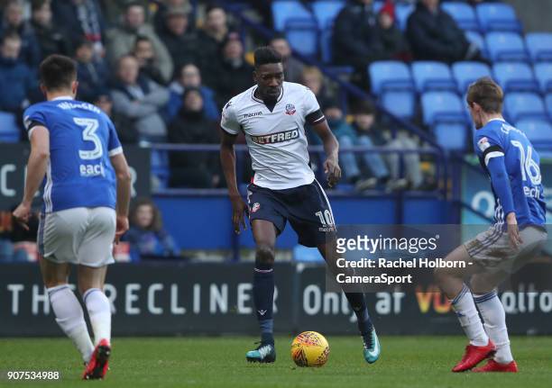Bolton Wanderers' Sammy Ameobi during the Sky Bet Championship match between Bolton Wanderers and Ipswich Town at Macron Stadium on January 20, 2018...
