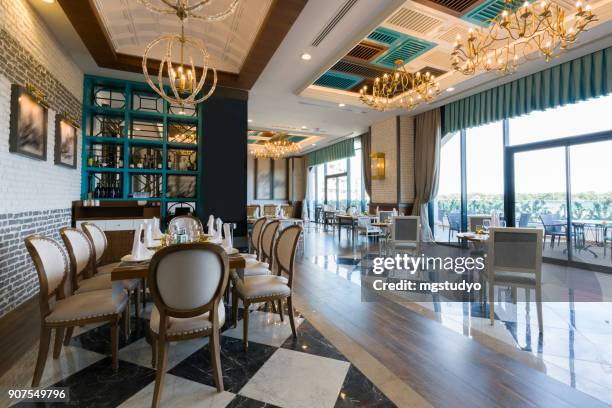 traditional italian alacarte restaurant setting - a_la_carte stock pictures, royalty-free photos & images