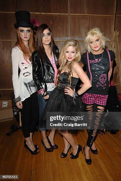 Singer Avril Lavigne attends Abbey Dawn by Avril Lavigne showcasing its fall/holiday 2009 collection, available exclusively at Kohl's, at "STYLE360...