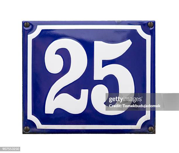 twentyfive - house number stock pictures, royalty-free photos & images