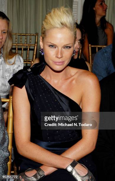 Kate Nauta attends Celestino by Sergio Guadarrama Spring 2010 at the Ukrainian Institute Of America on September 14, 2009 in New York City.