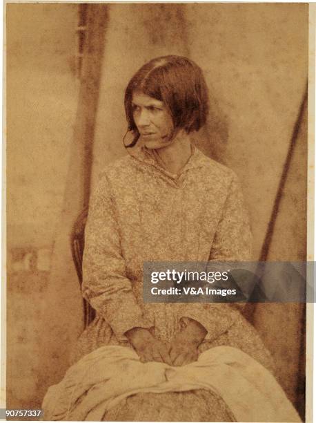 Portrait of a patient in the Surrey County Asylum, by Hugh Welch Diamond. "