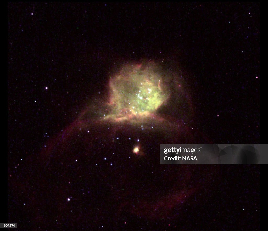 Hubble-X Gas Cloud Space Image