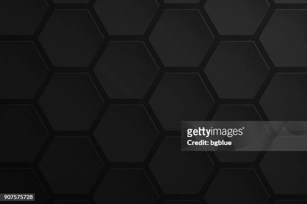 abstract black background - geometric texture - black metallic stock illustrations