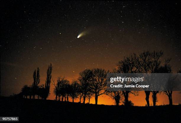 This image of comet Hale-Bopp was taken in March 2007 using a Canon SLR camera with a timed exposure of approximately 40 seconds. Photograph by Jamie...