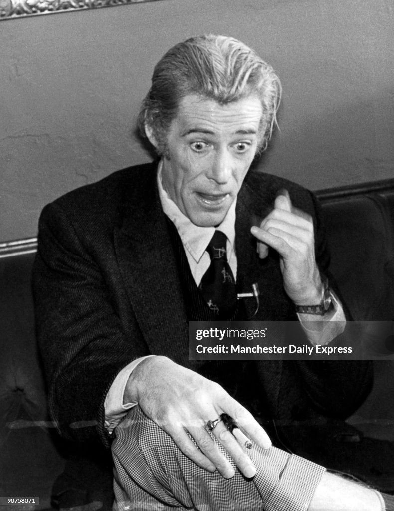 Peter O�Toole, November 1982.