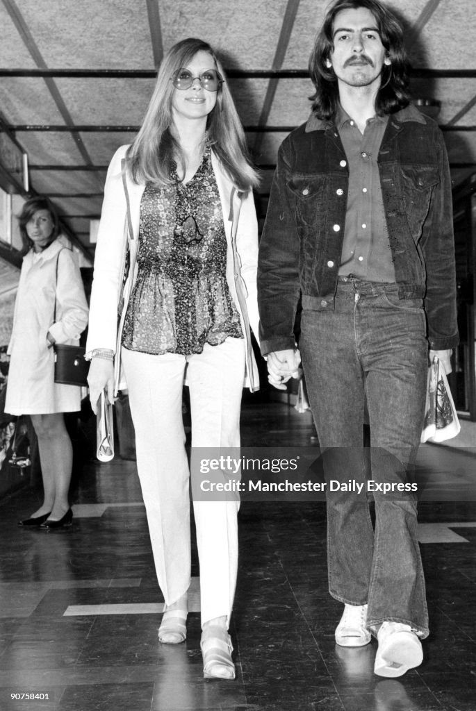 George Harrison and wife Patti, September 1969.