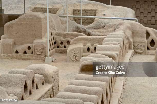 The archaeological site of Chan Chan in the northern Peruvian region of La Libertad. It is the largest Pre-Columbian city in South America.Located in...