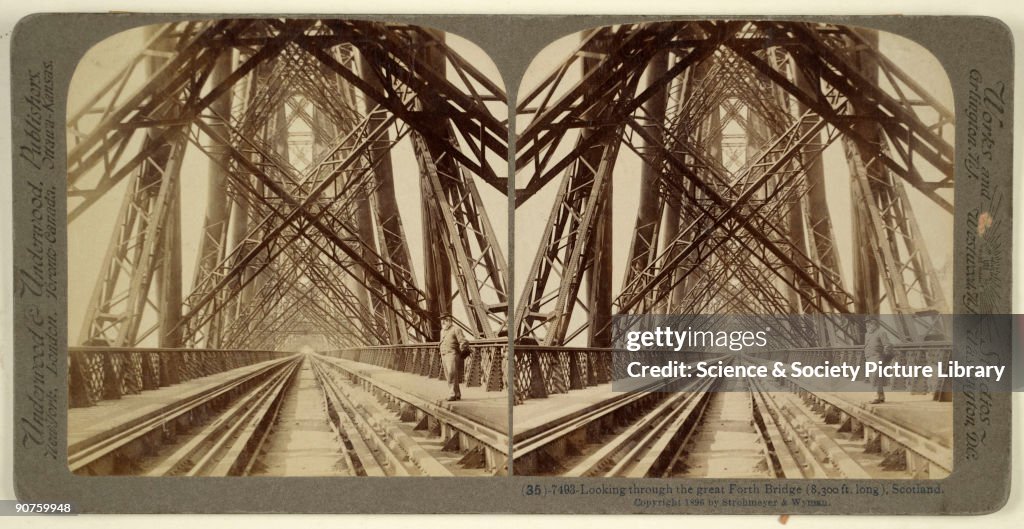 Forth Bridge, late 19th century.