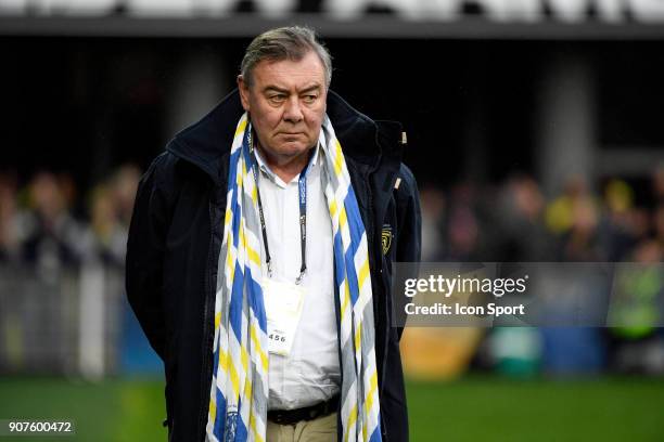 Eric De Cromieres of Clermont during the Champions Cup match between ASM Clermont and Osprey at Stade Marcel Michelin on January 20, 2018 in...