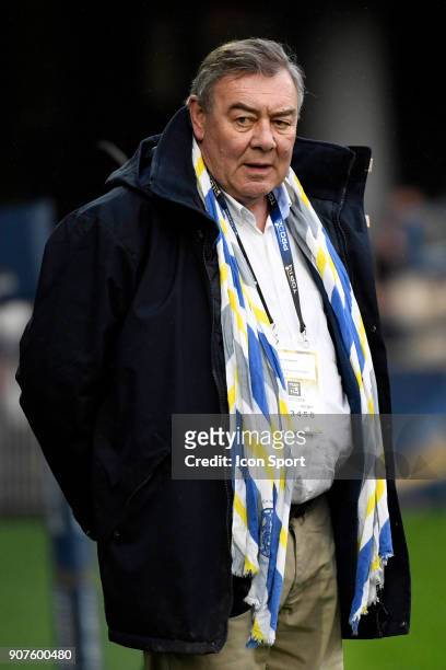 Eric De Cromieres of Clermont during the Champions Cup match between ASM Clermont and Osprey at Stade Marcel Michelin on January 20, 2018 in...