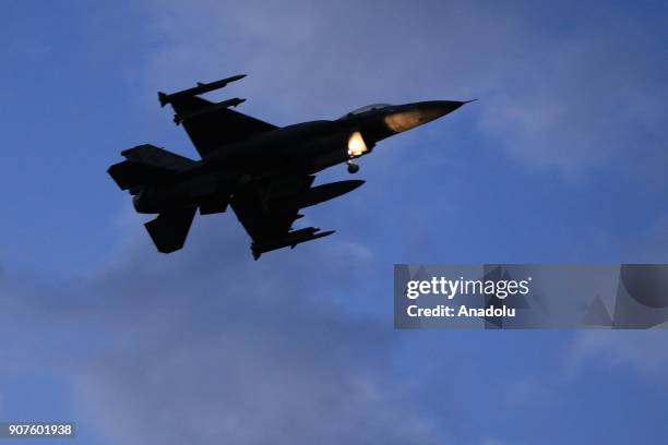 Military aircraft of Turkish Air Force lands at the Incirlik 10th Tanker Base Command in Saricam district, in Adana after Turkish military started...