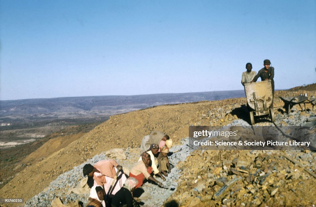 Kliphuis asbestos mine, South Africa, 1955-1960.