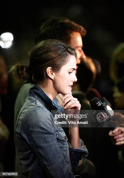 Actress Keri Russell and Actor Edward Norton attend the "Leaves Of Grass" Premiere held at the Ryerson Theatre during the 2009 Toronto International...