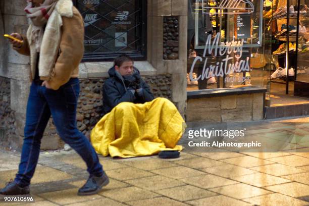 homeless man - christmas scenes stock pictures, royalty-free photos & images