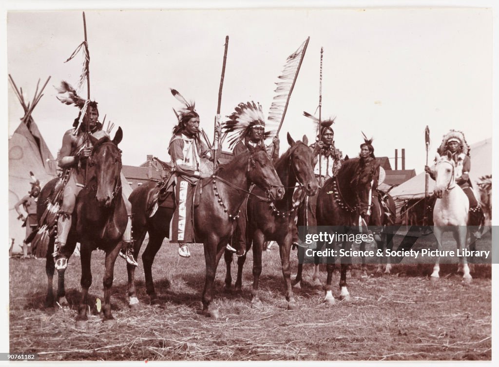 Wild West show, c 1905.