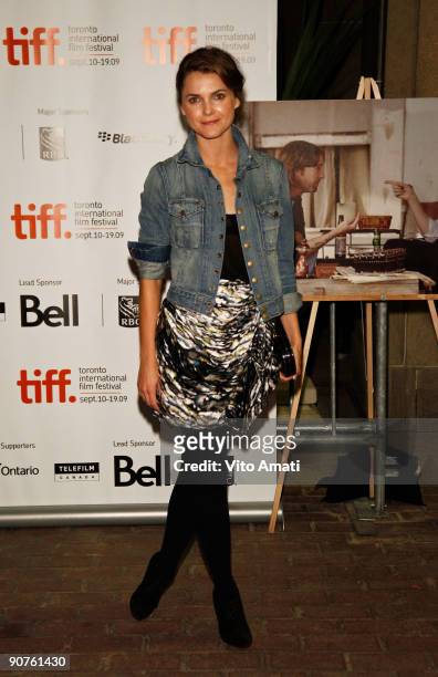 Actress Keri Russell attends the "Leaves Of Grass" Premiere held at the Ryerson Theatre during the 2009 Toronto International Film Festival on...