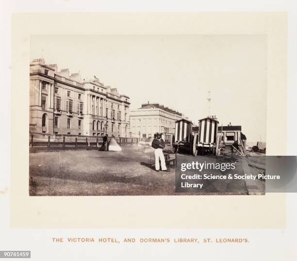 Photograph of the seafront at St Leonards-on-Sea, taken in 1864 by Francis Frith . This is one of sixteen photographs of Hastings, St Leonards, Rye...