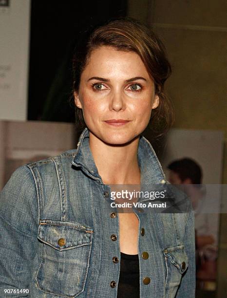 Actress Keri Russell attends the "Leaves Of Grass" Premiere held at the Ryerson Theatre during the 2009 Toronto International Film Festival on...