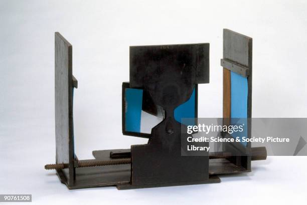 Reflecting stereoscope, made by Sir Charles Wheatstone . Wheatstone demonstrated his stereoscope to the Royal Society in 1838 in order to create an...