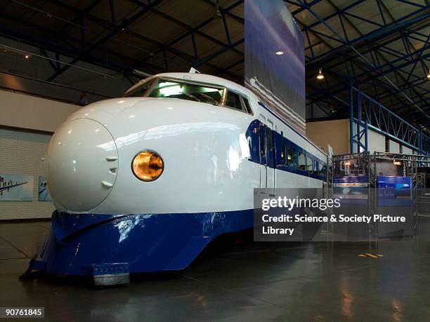 This 82 feet long leading car was built in 1976 as part of a fleet of high-speed trains for the Shinkansen, which literally means �new main line.�...