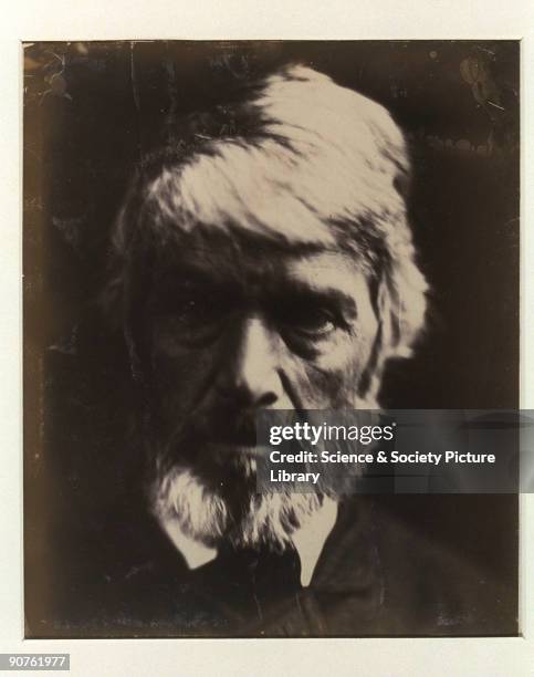 Portrait of the writer Thomas Carlyle by Julia Margaret Cameron . Cameron's photographic portraits are considered among the finest in the early...