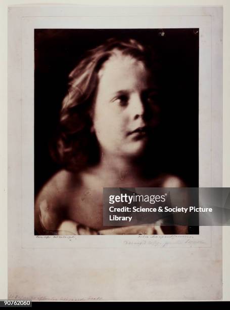 Photograph by Julia Margaret Cameron , from a series of �life-sized heads�. Freddy Gould was the son of a sailor at Freshwater in the Isle of Wight...