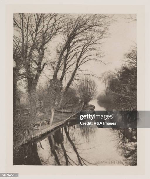 Photograph by Peter Henry Emerson of a Cambridgeshire scene.