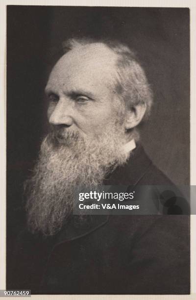 Platinum print photograph by Frederick Hollyer of Sir William Thomson, Lord Kelvin . Thomson was the son of the Chair of Mathematics at Glasgow...