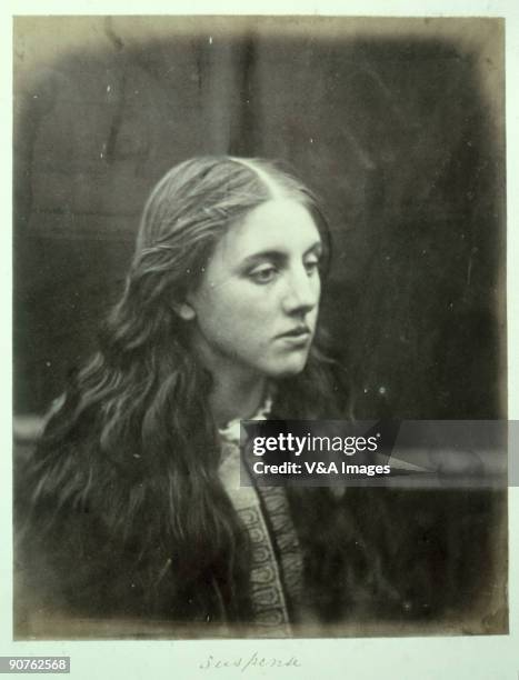 Allegorical portrait of Kate Dore by Julia Margaret Cameron . Cameron's photographic portraits are considered among the finest in the early history...