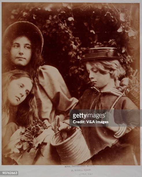 Photograph by Julia Margaret Cameron whose photographic portraits are considered among the finest in the early history of photography. She set up a...