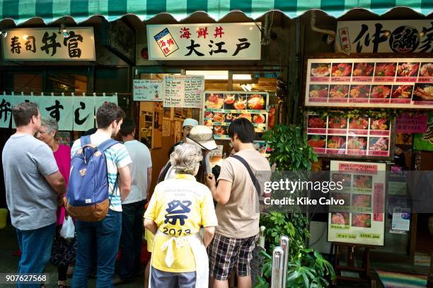 Tsukiji Market is the biggest wholesale fish and seafood market in the world and also one of the largest wholesale food markets of any kind....