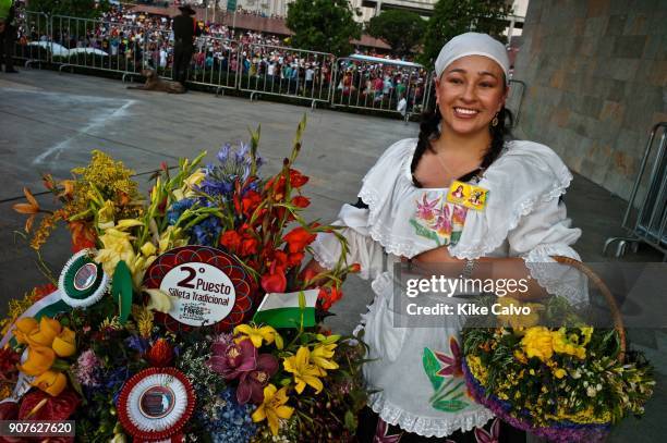 Medellin flower festival, also known as Silleteros Parade.