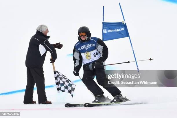 Franz Tost takes part in the KitzCharityTrophy on January 20, 2018 in Kitzbuehel, Austria.