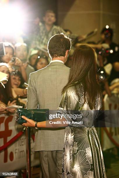 Actor Edward Norton and Guest attend the "Leaves Of Grass" Premiere held at the Ryerson Theatre during the 2009 Toronto International Film Festival...