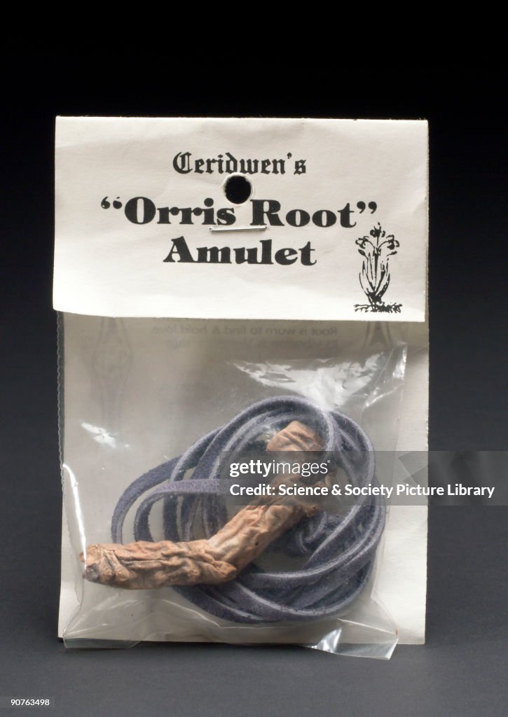 �Orris Root� amulet, 1996.