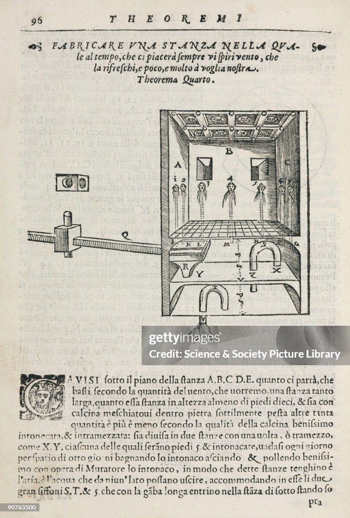 A room that can be refreshed by wind, 1589.