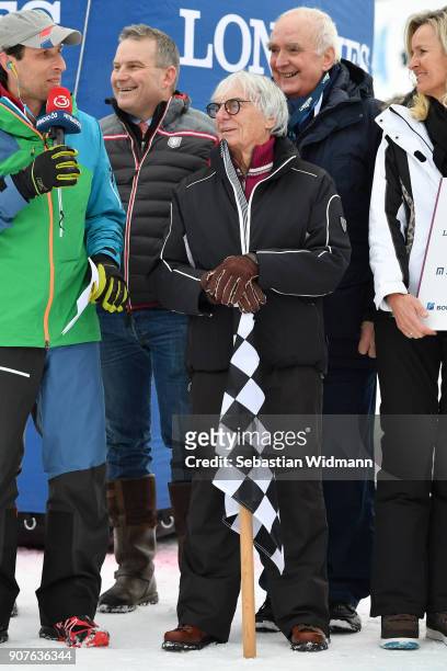 Bernie Ecclestone attends the KitzCharityTrophy on January 20, 2018 in Kitzbuehel, Austria.