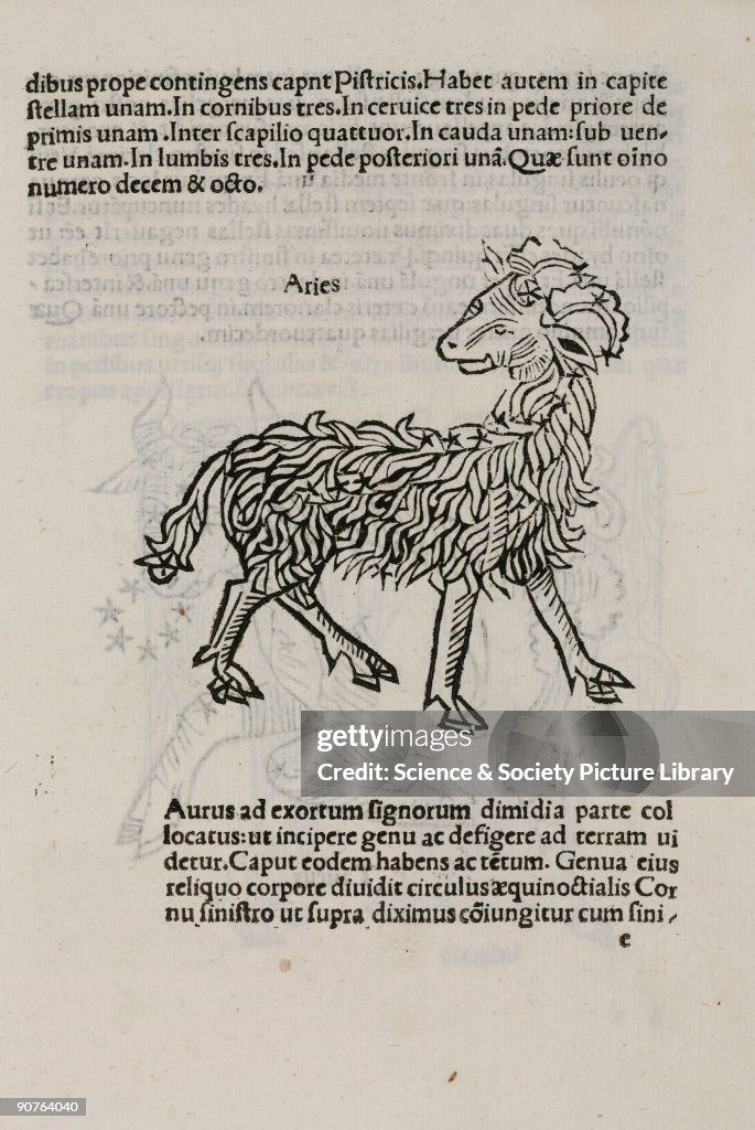 The constellation of Aries, 1488.